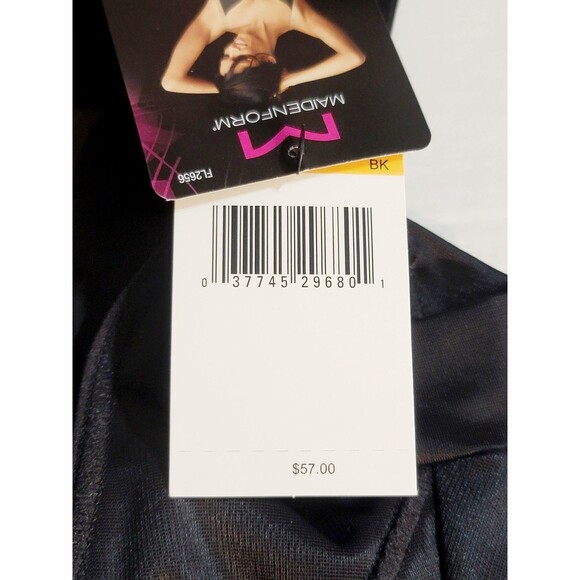 Maidenform Flexees FIRM Control Shapewear Open Bust Body Shaper P2656 Black Sz S - Picture 11 of 16